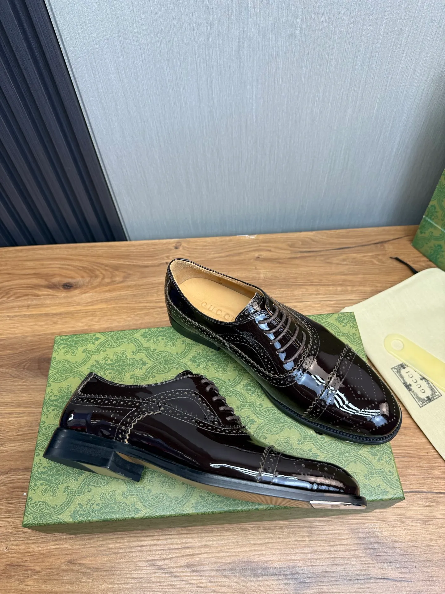 Men's shoes 💰680💰 GUCCI Gucci. Men's business casual leather shoes, all made of imported original brand leather, just to create a more comfortable wearing experience. Upper: original cowhide + imported cowhide lining, original non-slip and wear-resistant outsole ✔️36-45 (38.45 non-refundable)